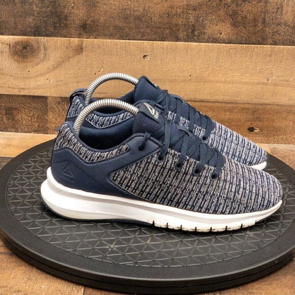 REEBOK PRINT LUX WOMENS ATHLETIC SHOES RUNNING WALKING TRAINING BLUE LOW SZ 8.5 - Picture 9 of 9